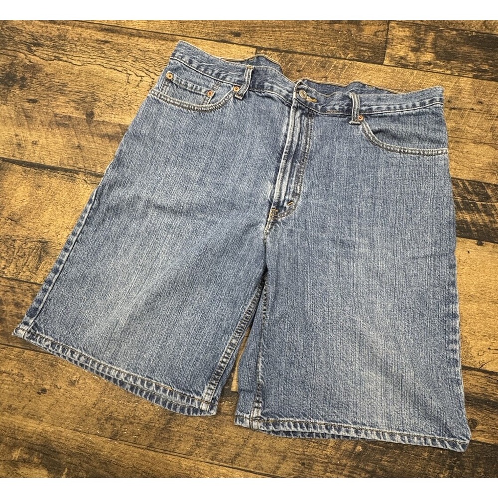 Levi's 550 shorts men's 40 x 10‎ blue denim Relaxed fit Actual 38 Jorts Dad